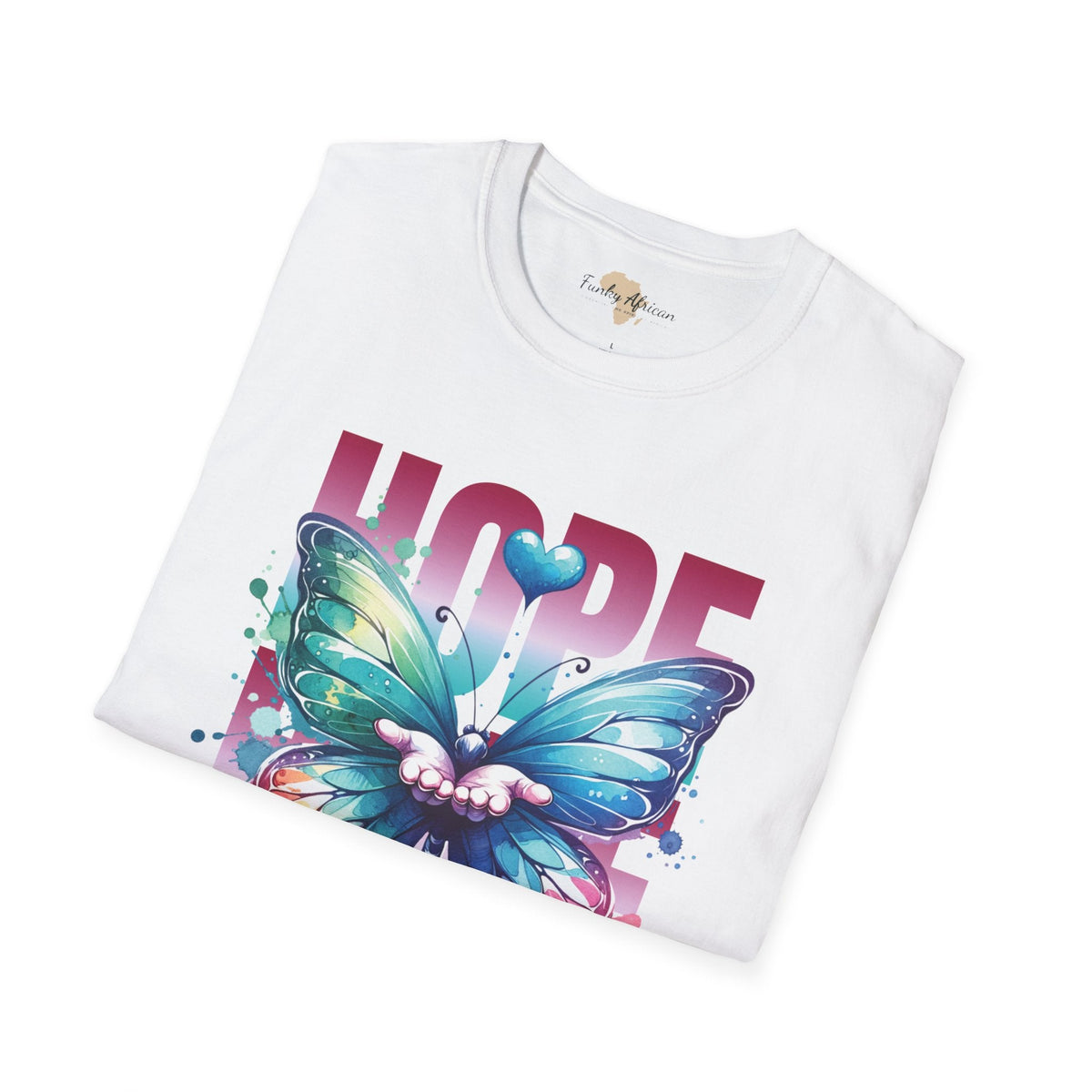 Hope never fails unisex softstyle tee Funky African