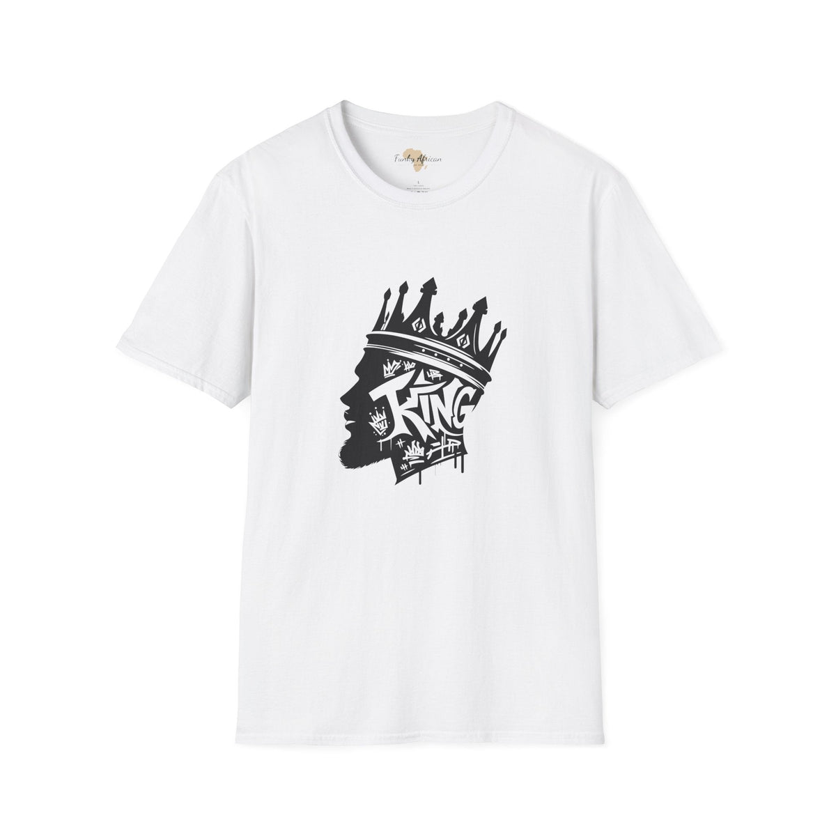 African King graffiti unisex softstyle tee Funky African