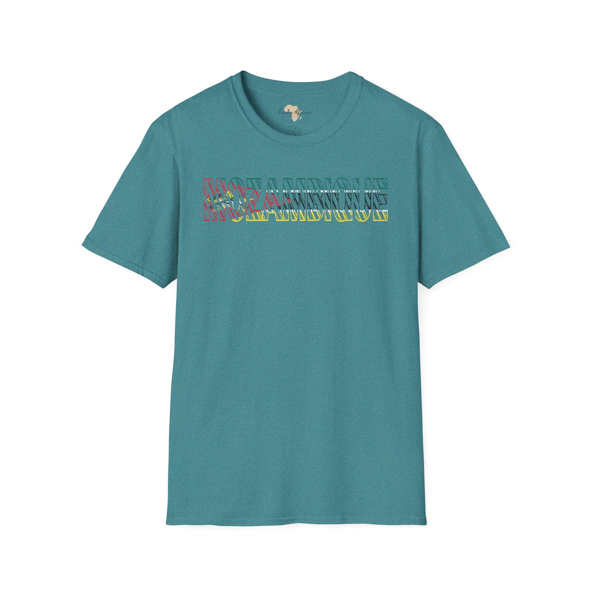 Mozambique text unisex softstyle tee Funky African