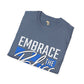 Embrace the bliss within unisex tee
