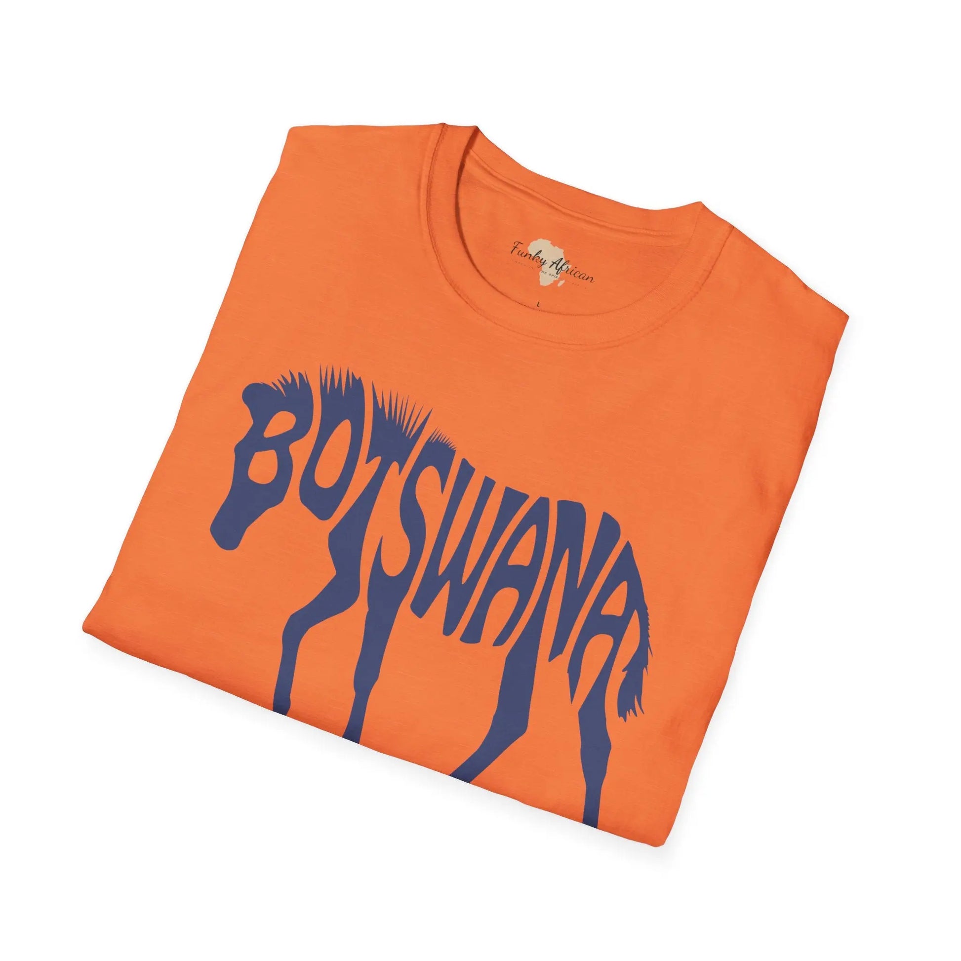 Botswana cut unisex softstyle tee Funky African