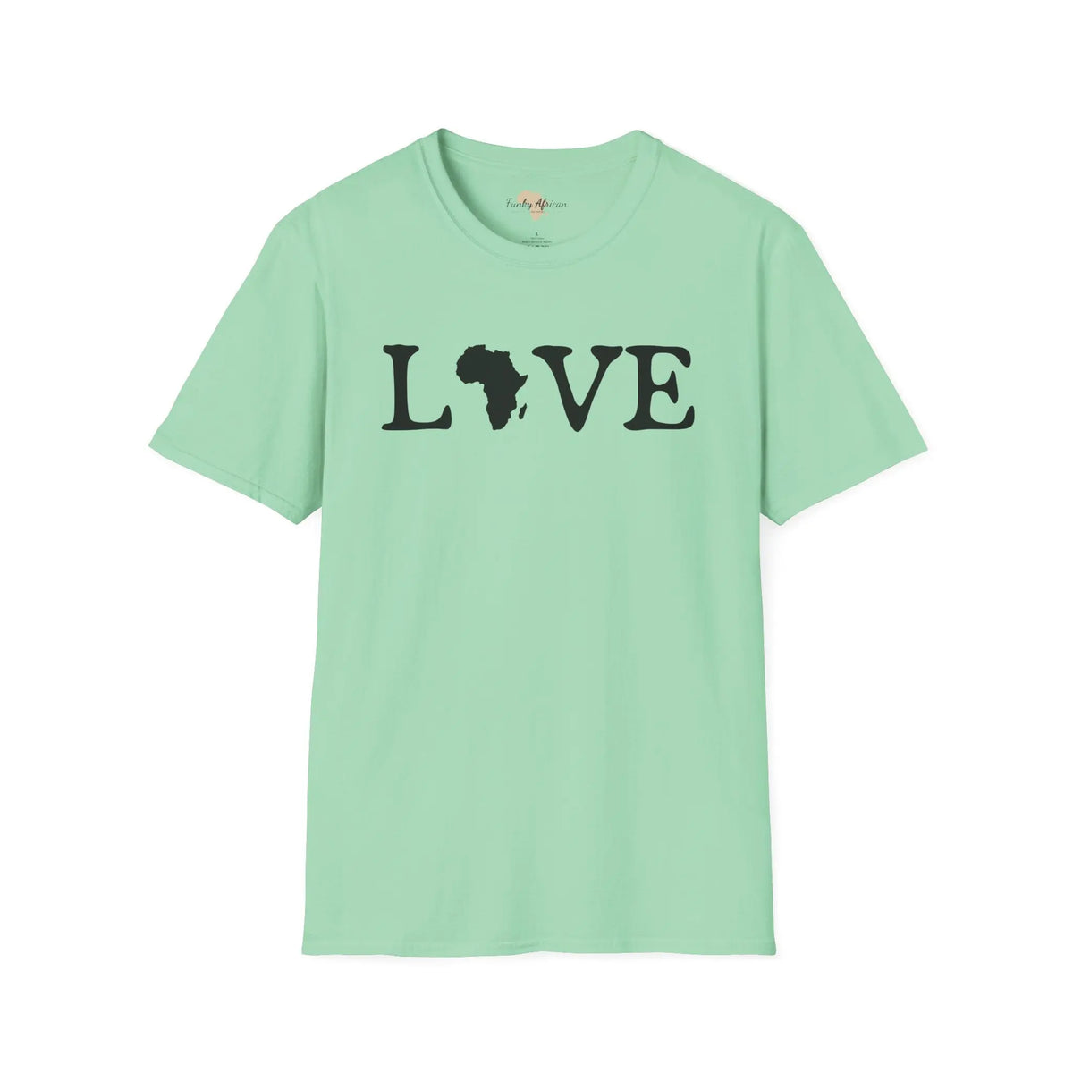 One love unisex softstyle tee Funky African