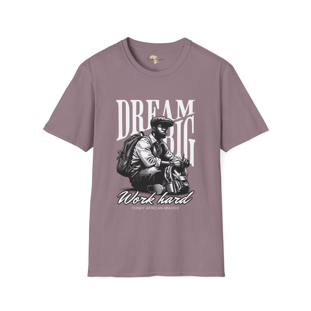 Dream big unisex softstyle tee Funky African