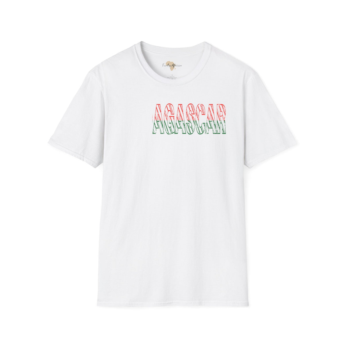 Madagascar text unisex softstyle tee Funky African