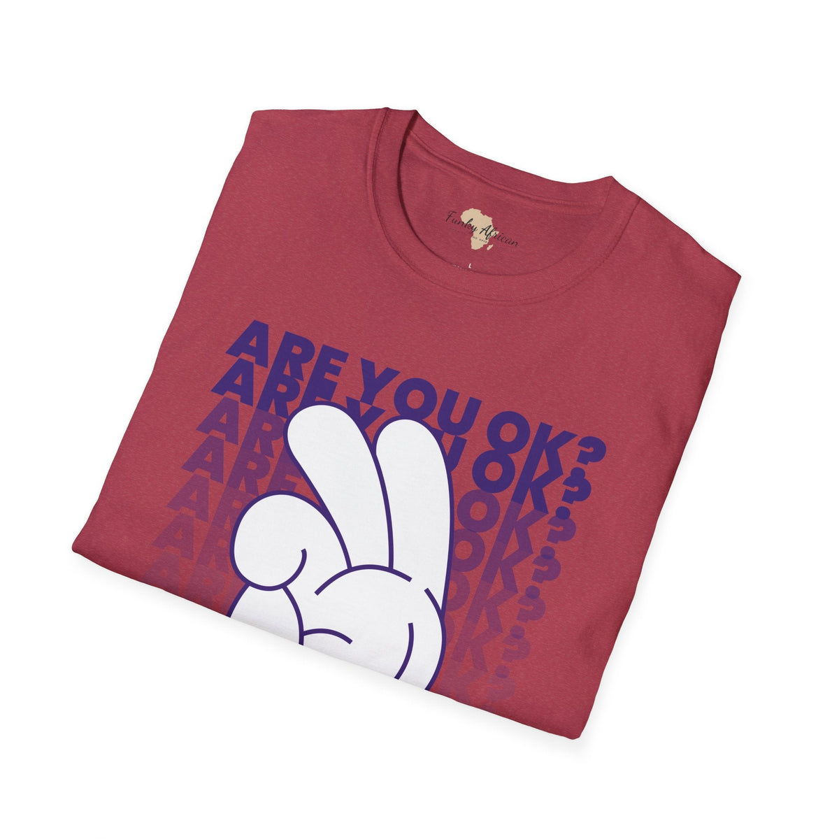 Are you ok unisex softstyle tee Funky African