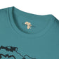 African map graffiti unisex softstyle tee