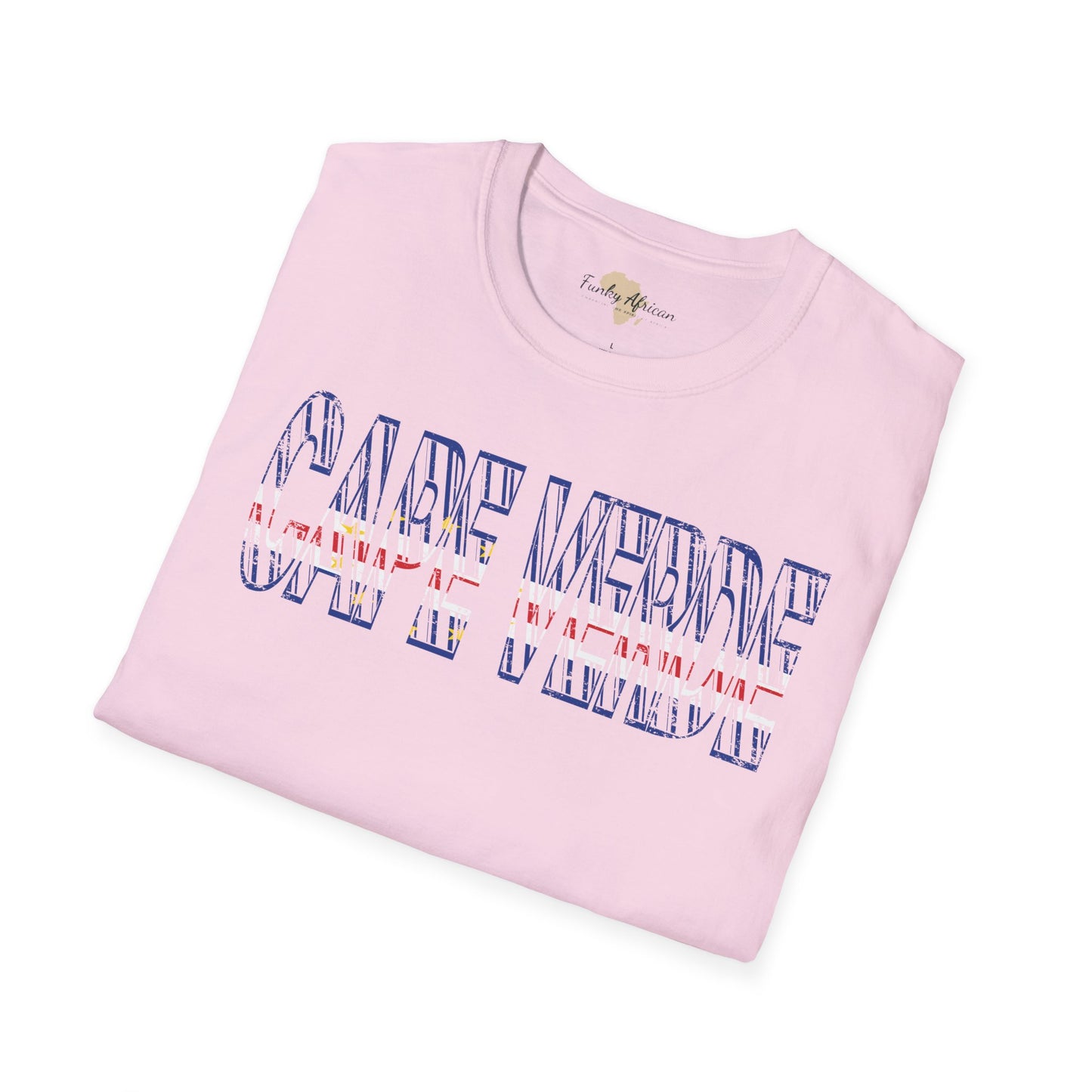Cabo Verde text unisex softstyle tee