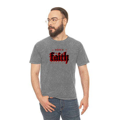 Faith unisex wash tee