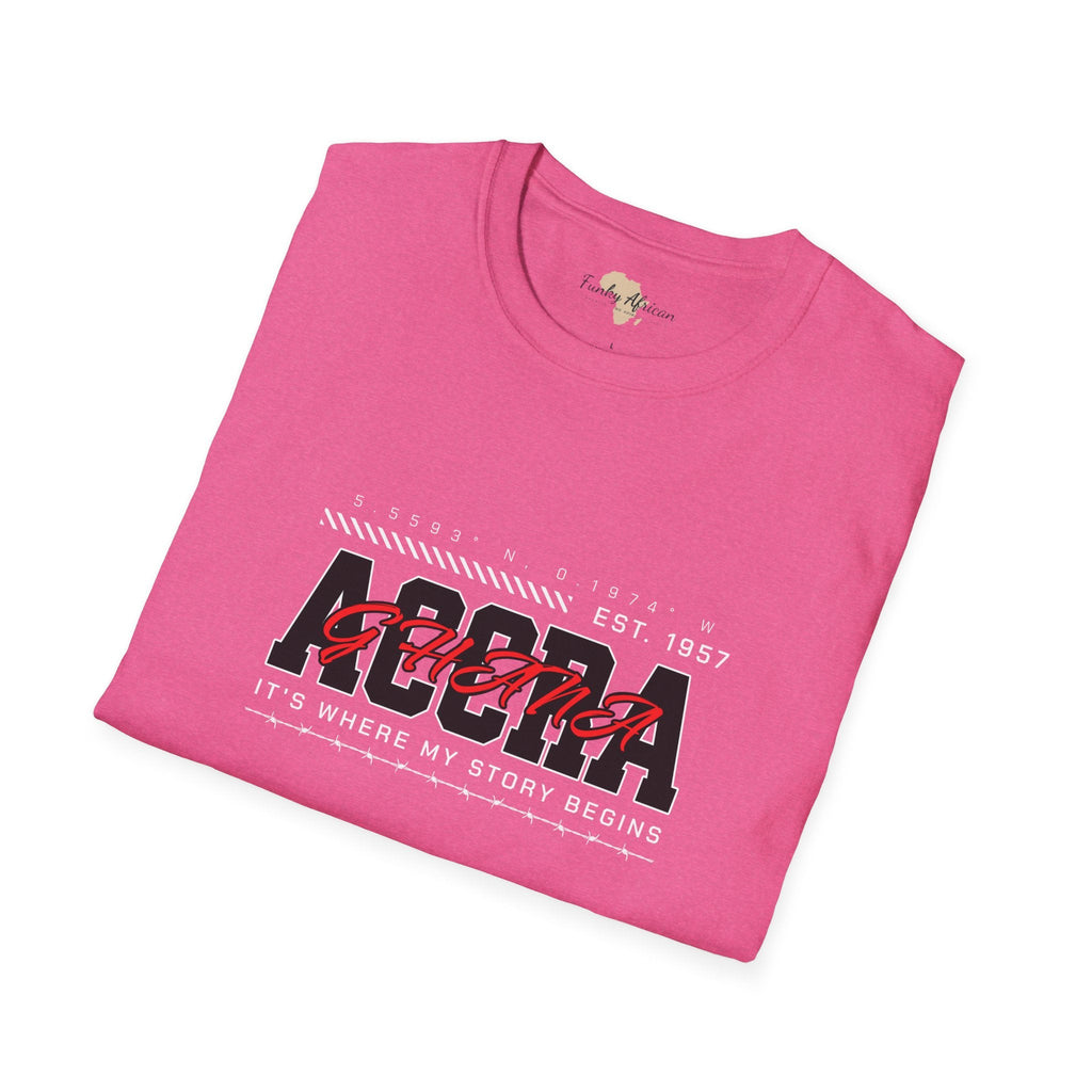 Accra Ghana unisex softstyle tee Funky African