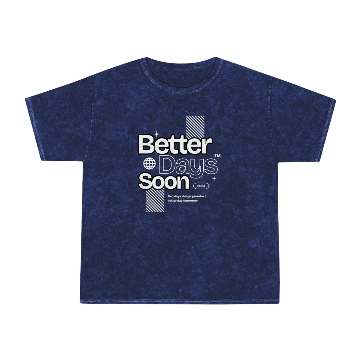 Better days soon unisex wash tee Funky African