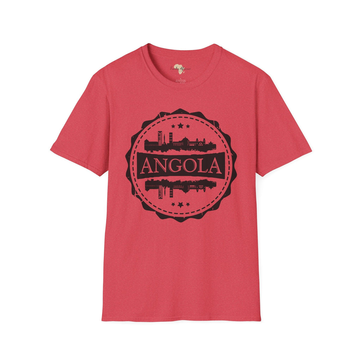 Angola Stamp unisex tee Funky African