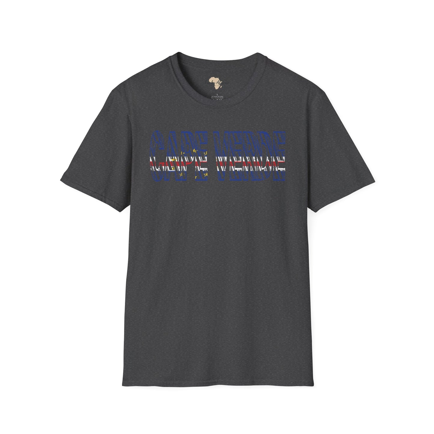 Cabo Verde text unisex softstyle tee