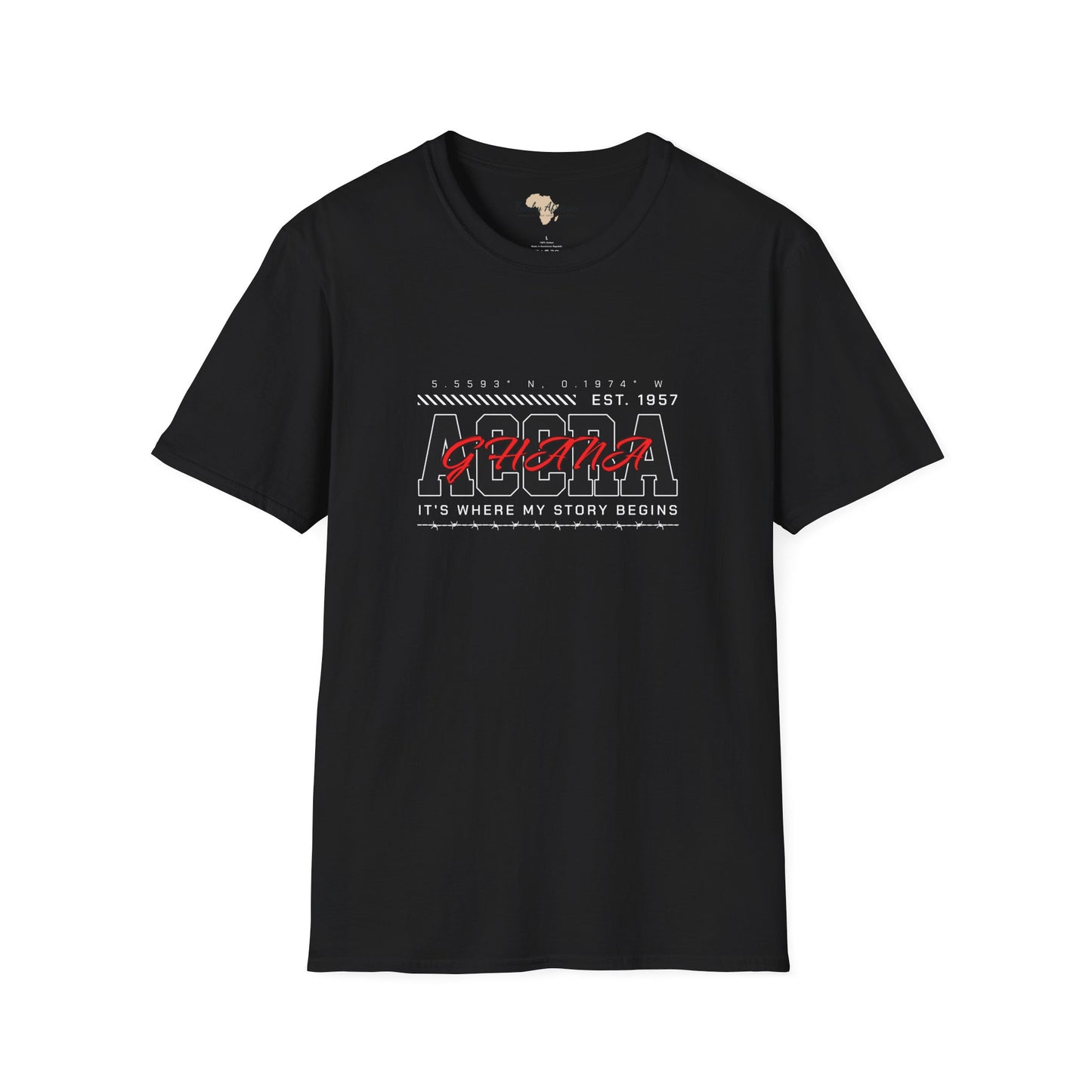 Accra Ghana unisex softstyle tee
