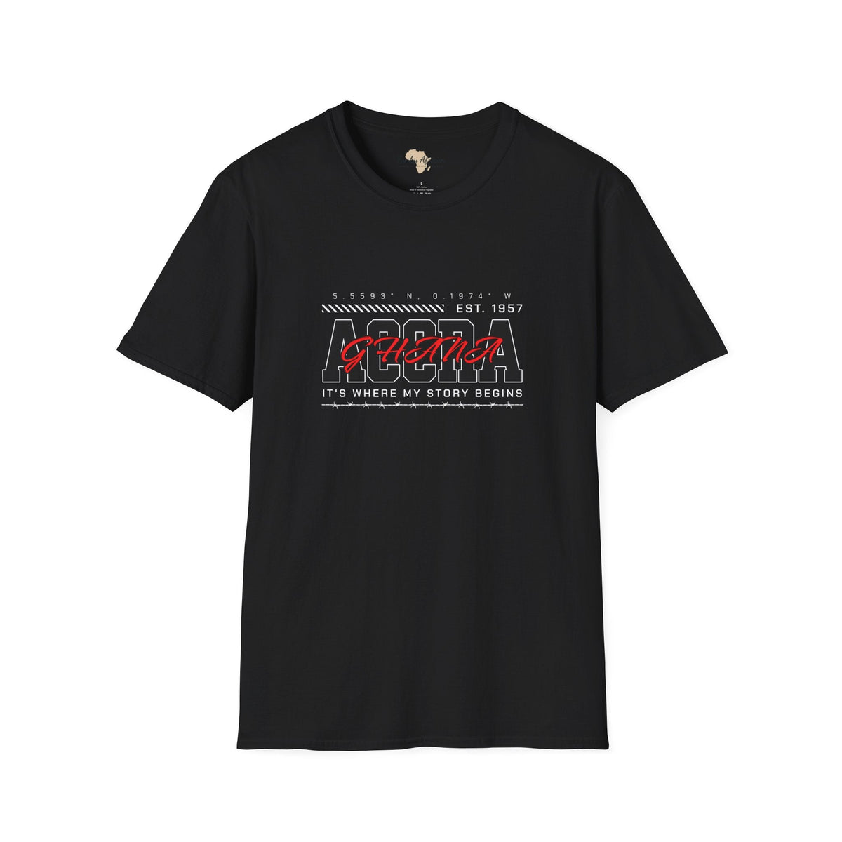 Accra Ghana unisex softstyle tee Funky African