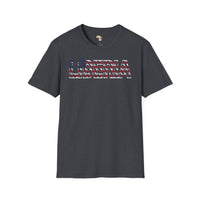 Liberia text unisex softstyle tee