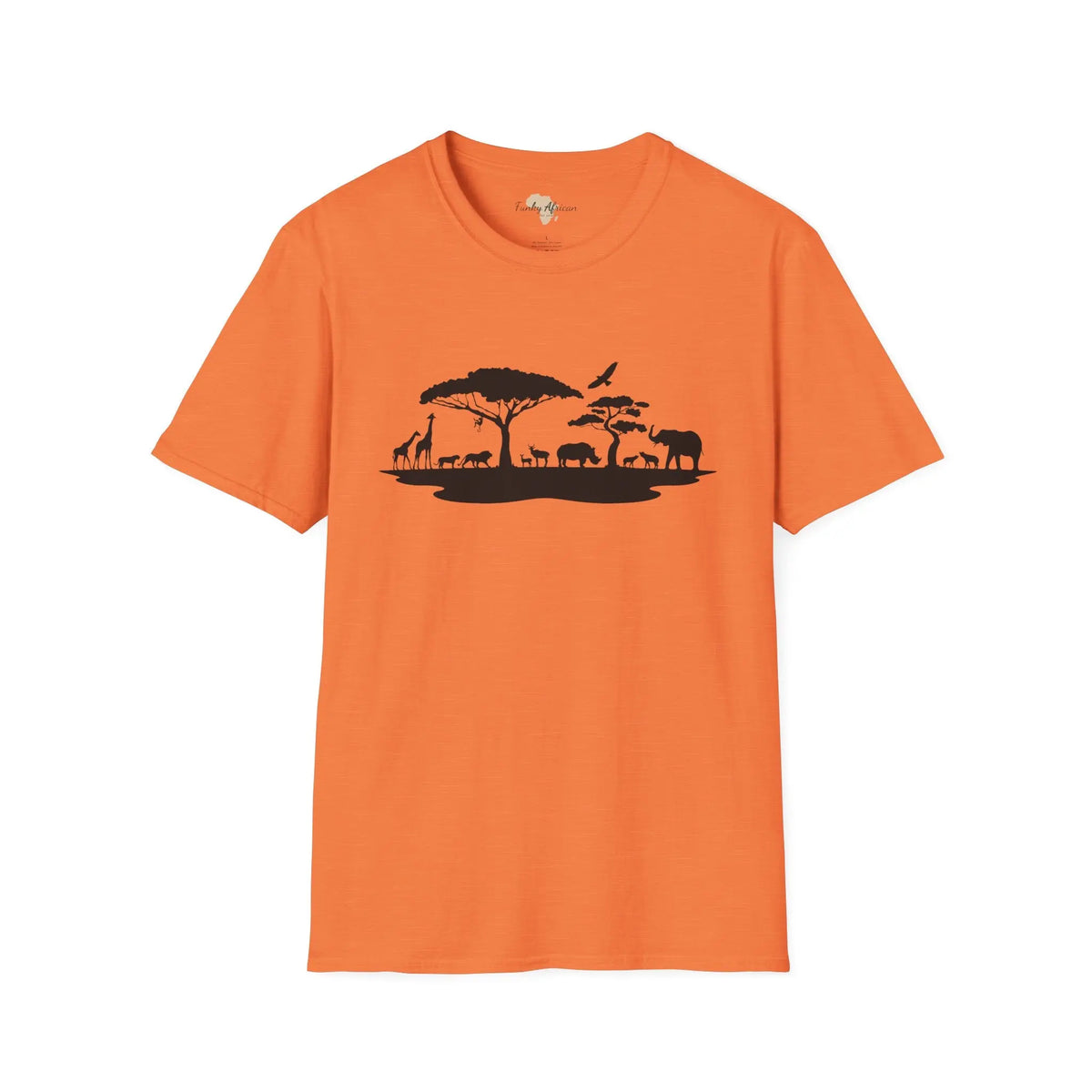 African jungle unisex softstyle tee Funky African