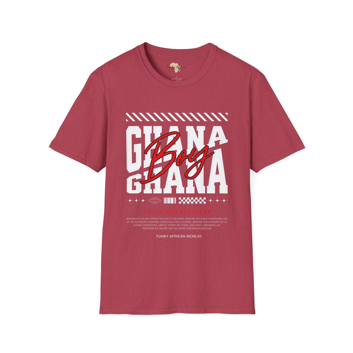 Ghana boy unisex softstyle tee Funky African