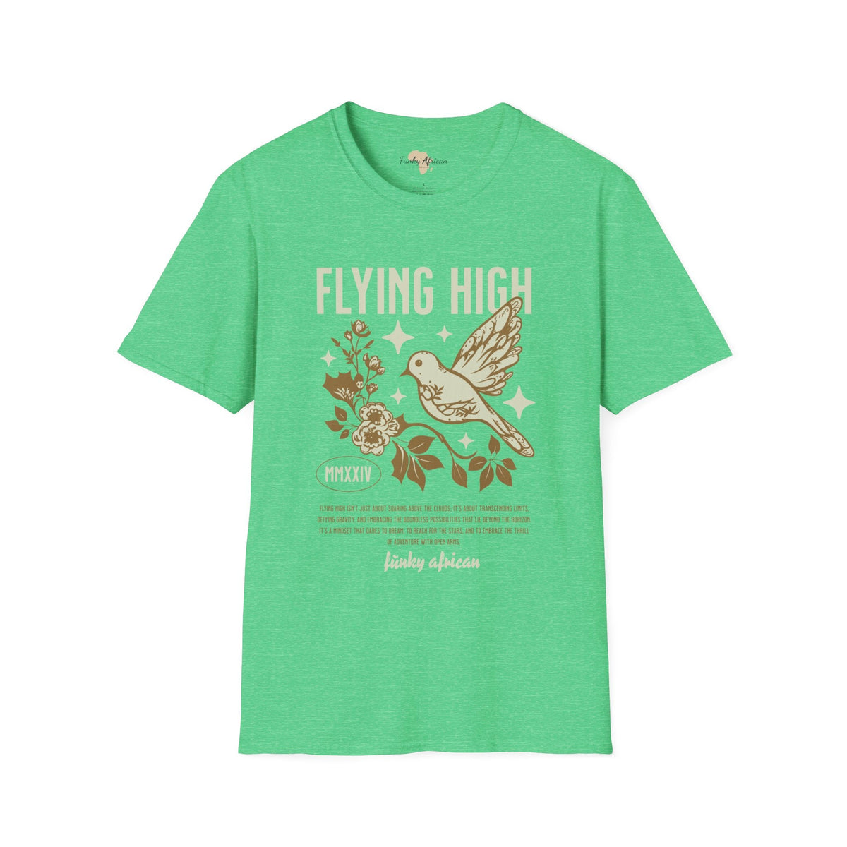Flying High unisex tee Funky African