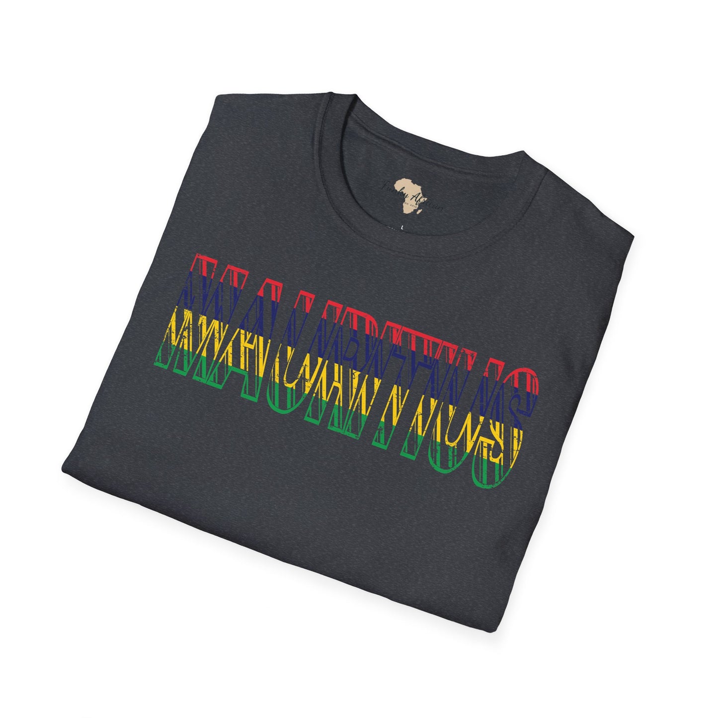 Mauritius text unisex softstyle tee