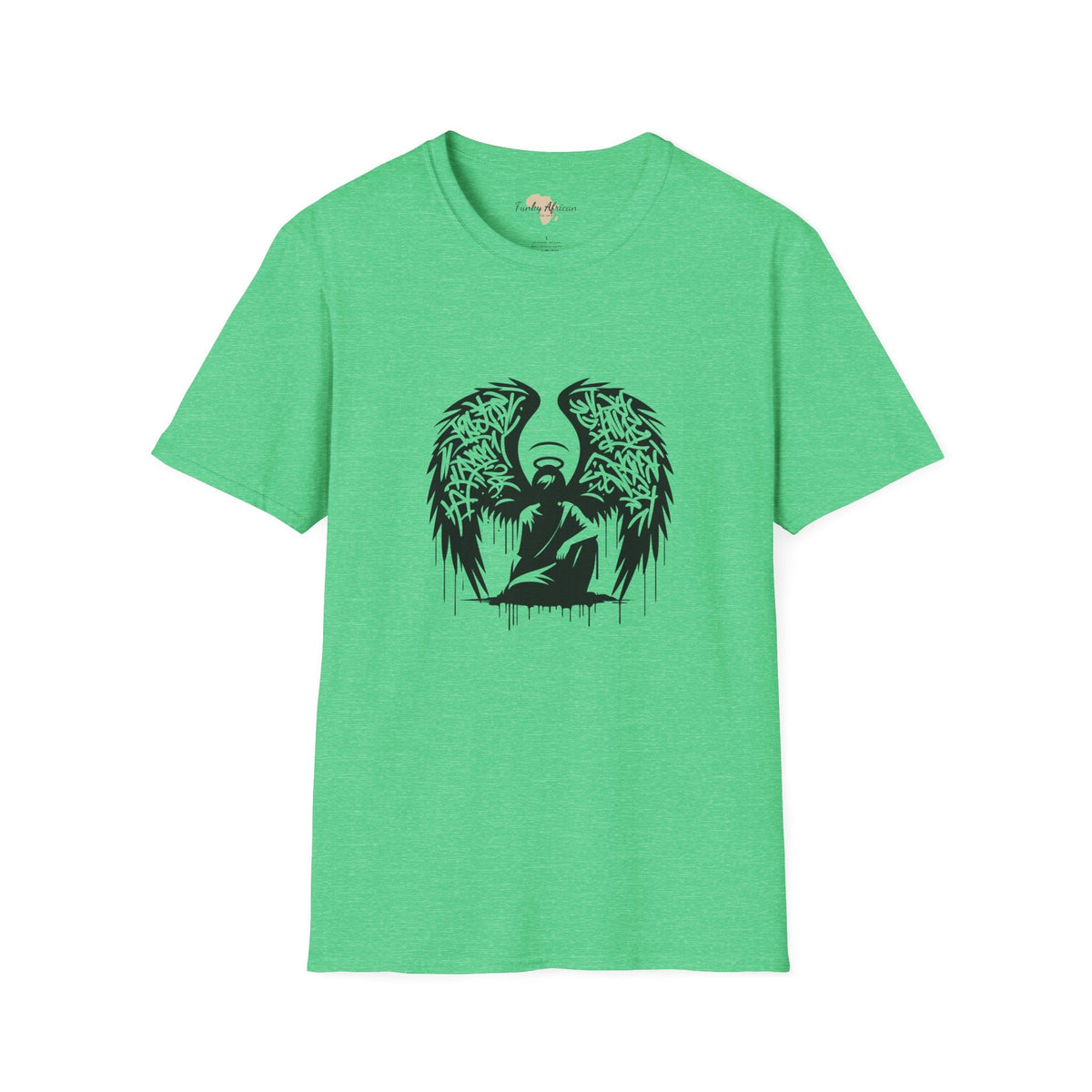 Angel graffiti unisex softstyle tee Funky African