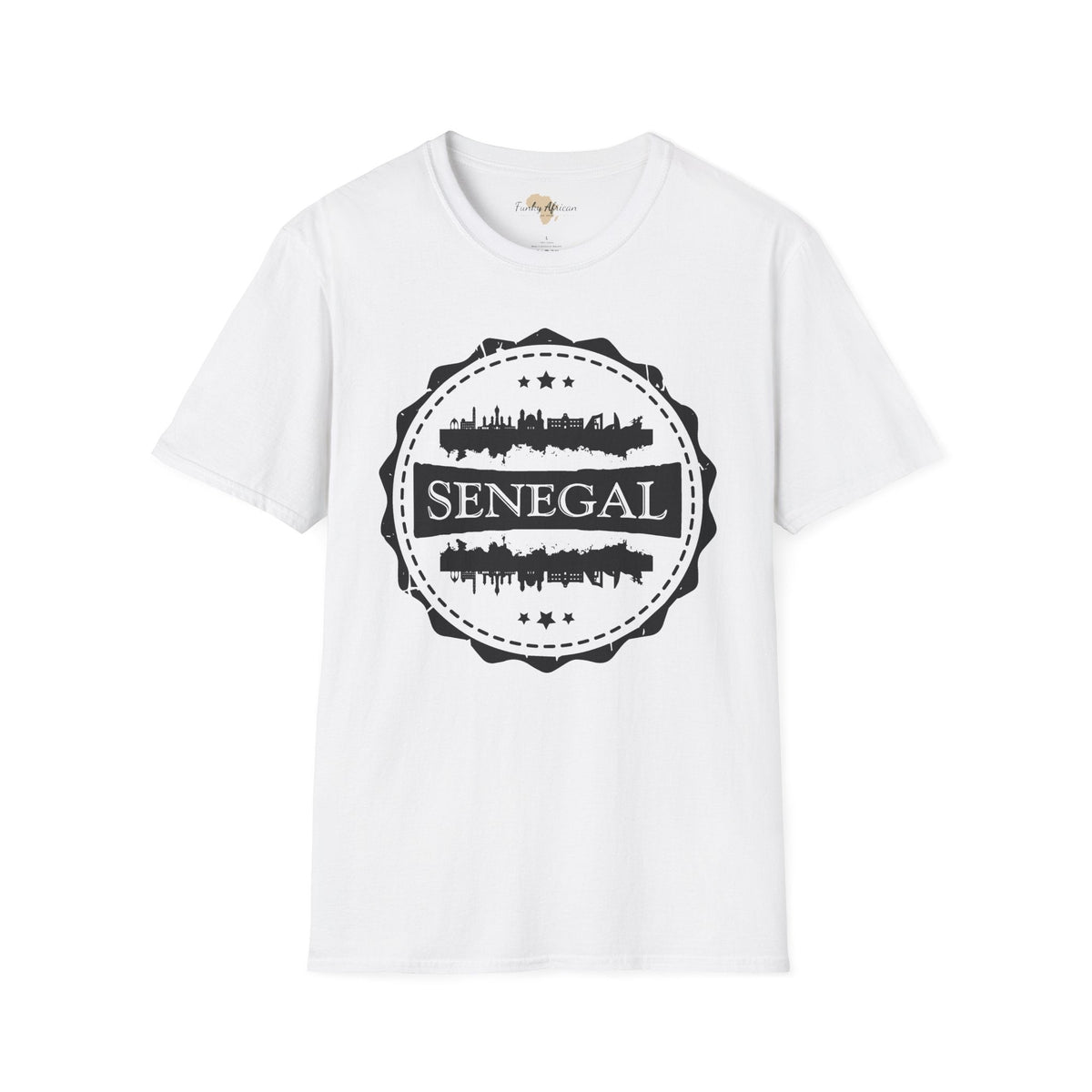Senegal Stamp unisex tee Funky African