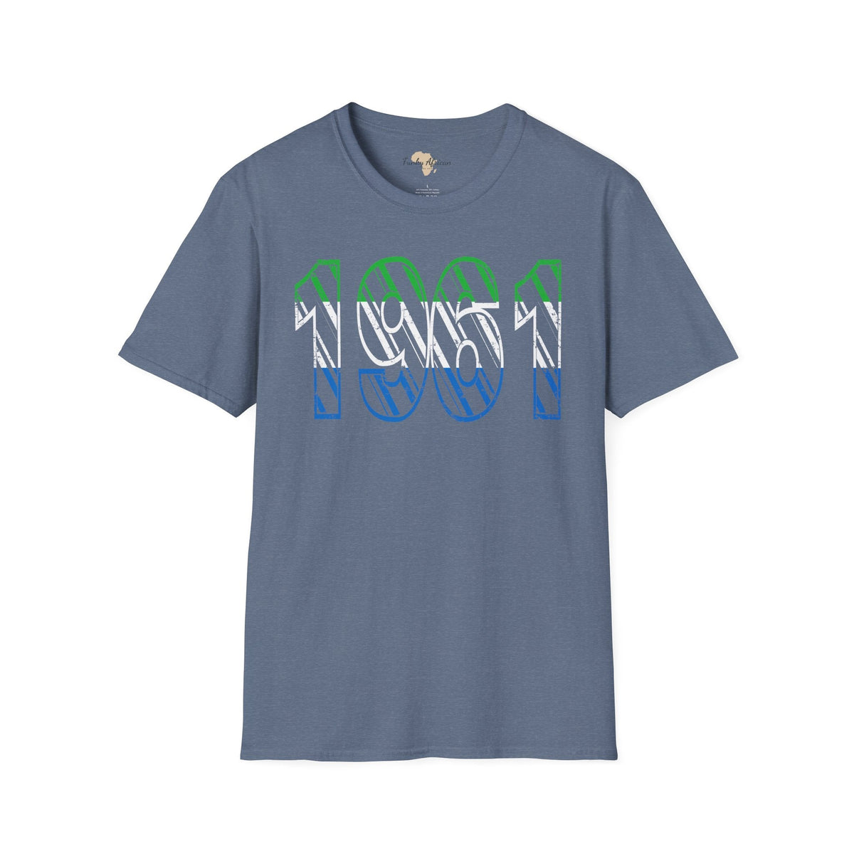 Sierra Leone year unisex softstyle tee Funky African