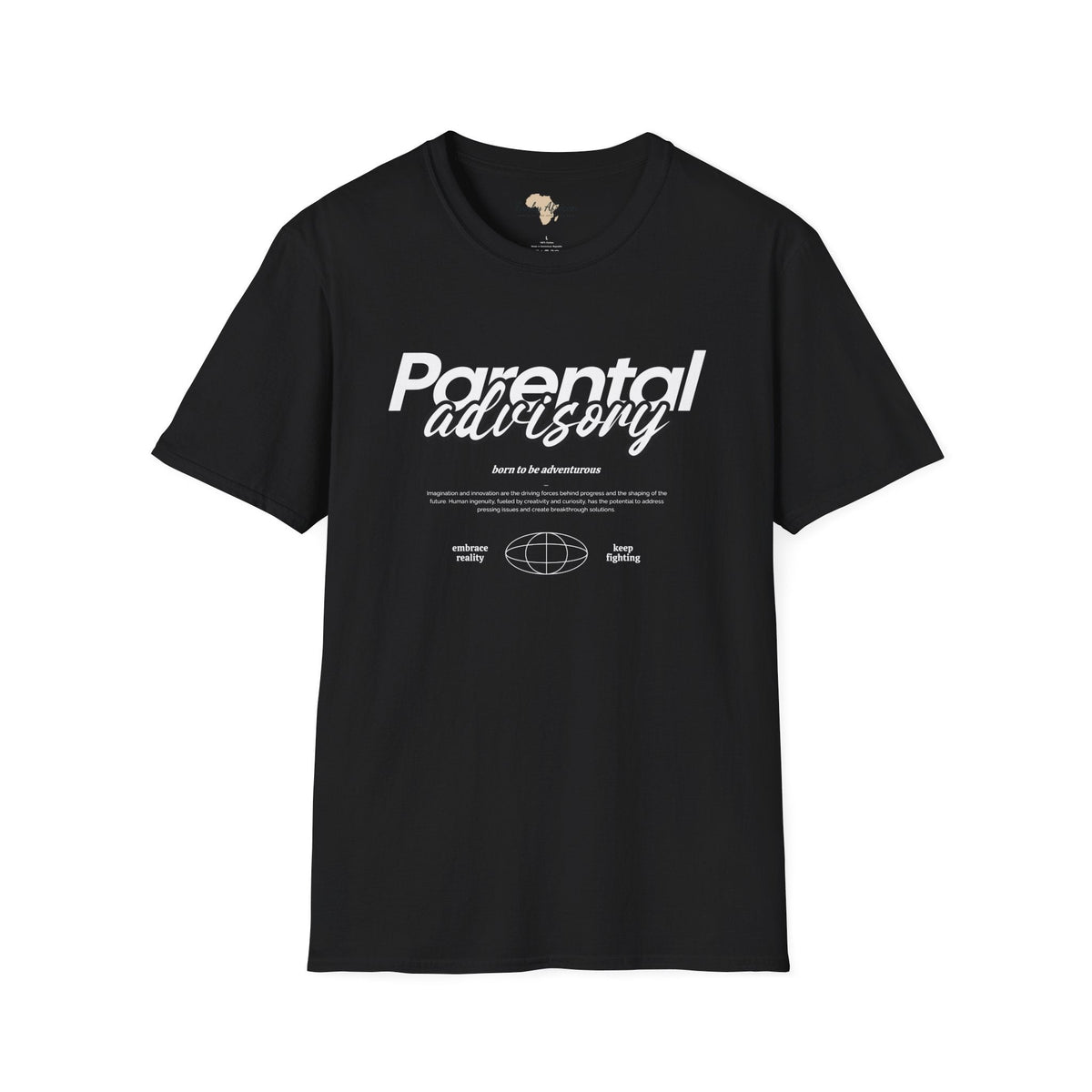 Parental Advisory unisex tee Funky African