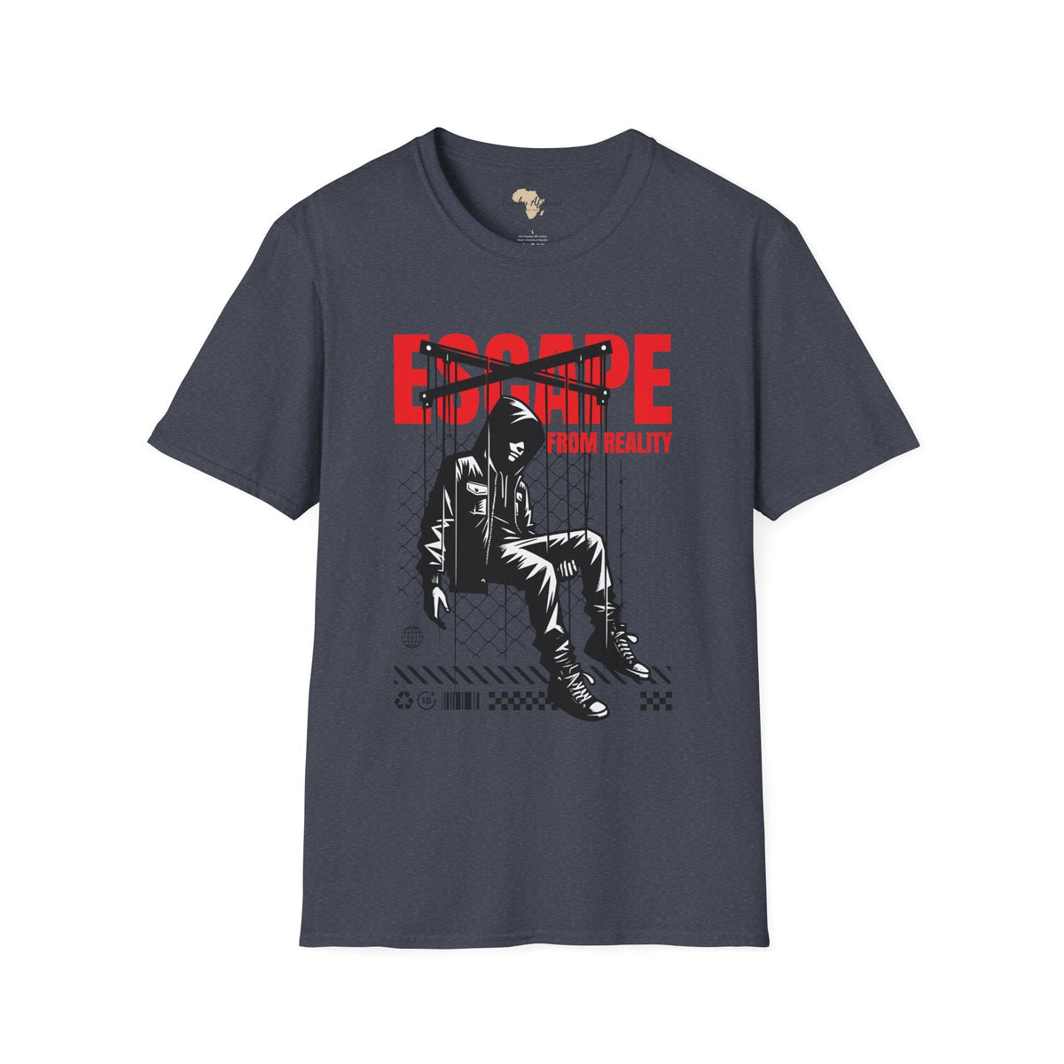 Escape from reality unisex softstyle tee Funky African