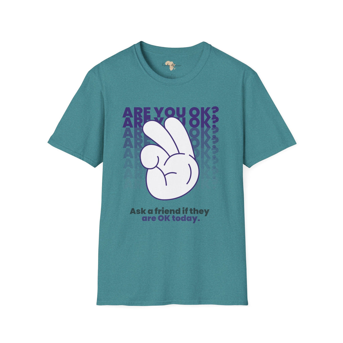Are you ok unisex softstyle tee Funky African