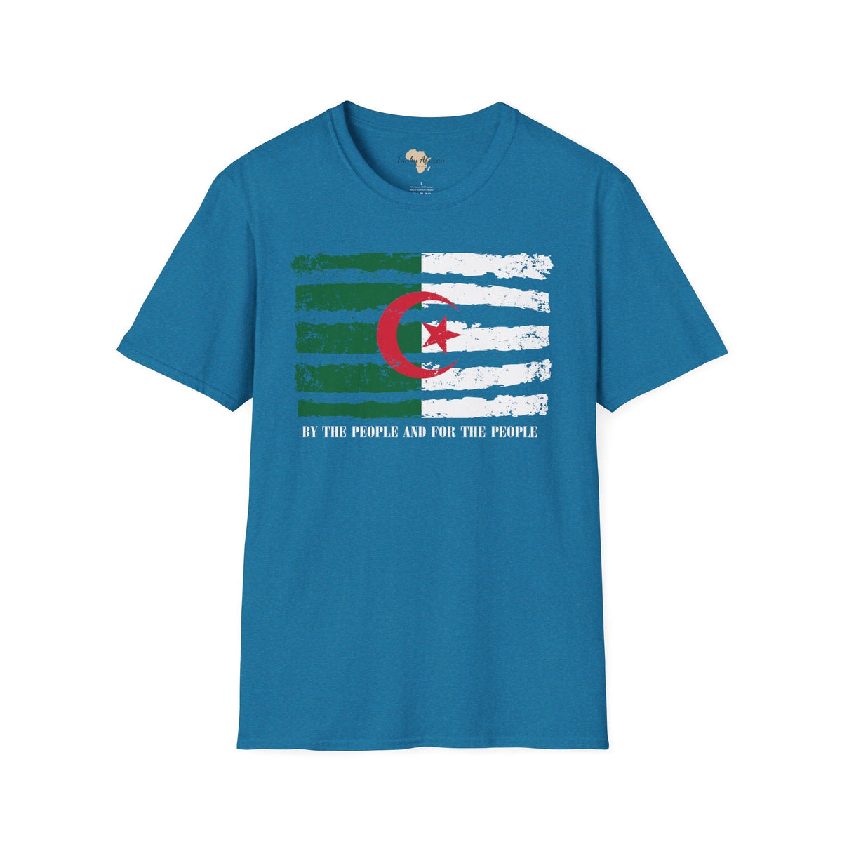 Algeria strip unisex softstyle tee Funky African