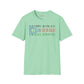 South Sudan text unisex softstyle tee
