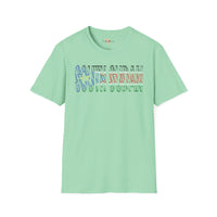 South Sudan text unisex softstyle tee
