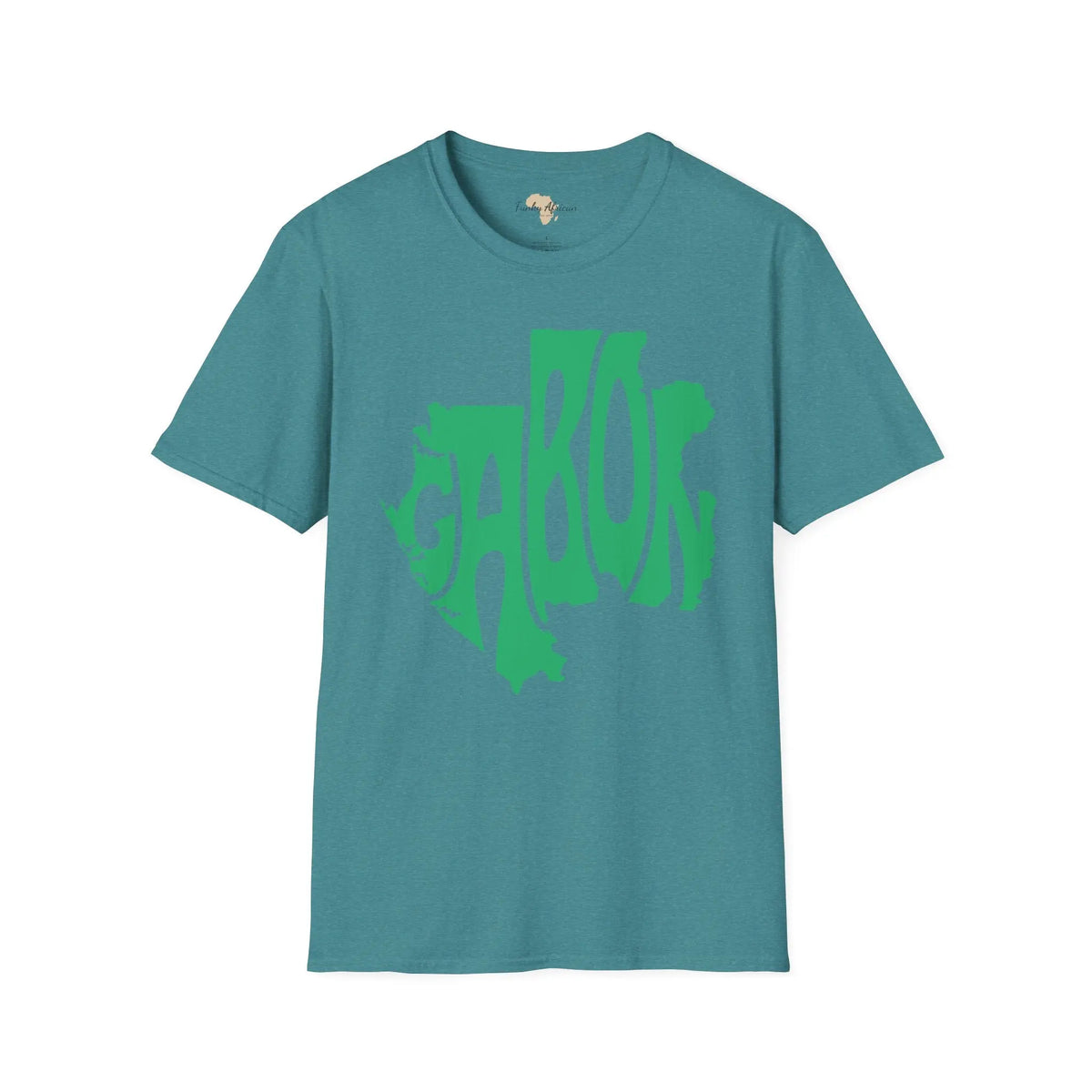 Gabon cut unisex softstyle tee Funky African