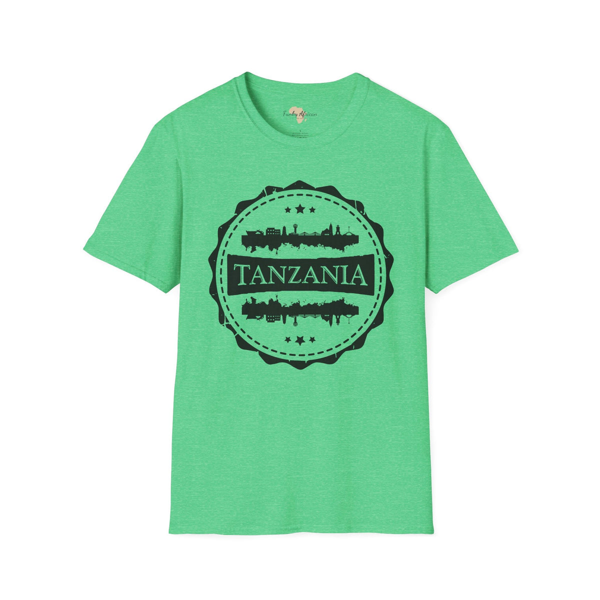 Tanzania Stamp unisex tee Funky African
