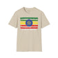 Ethiopia strip unisex softstyle tee