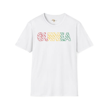 Guinea text unisex softstyle tee Funky African
