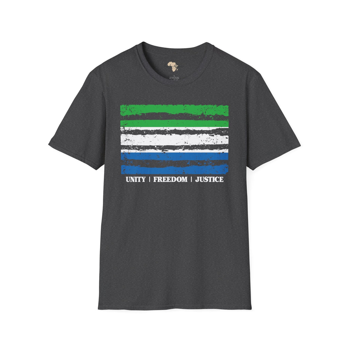 Sierra Leone strip unisex softstyle tee Funky African