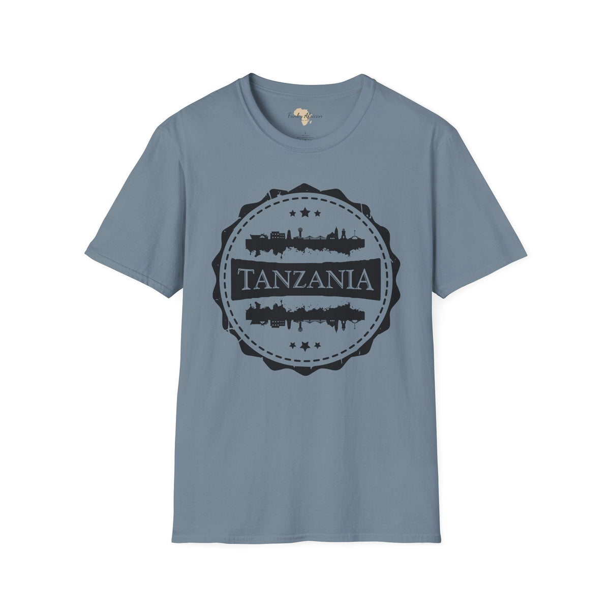 Tanzania Stamp unisex tee Funky African