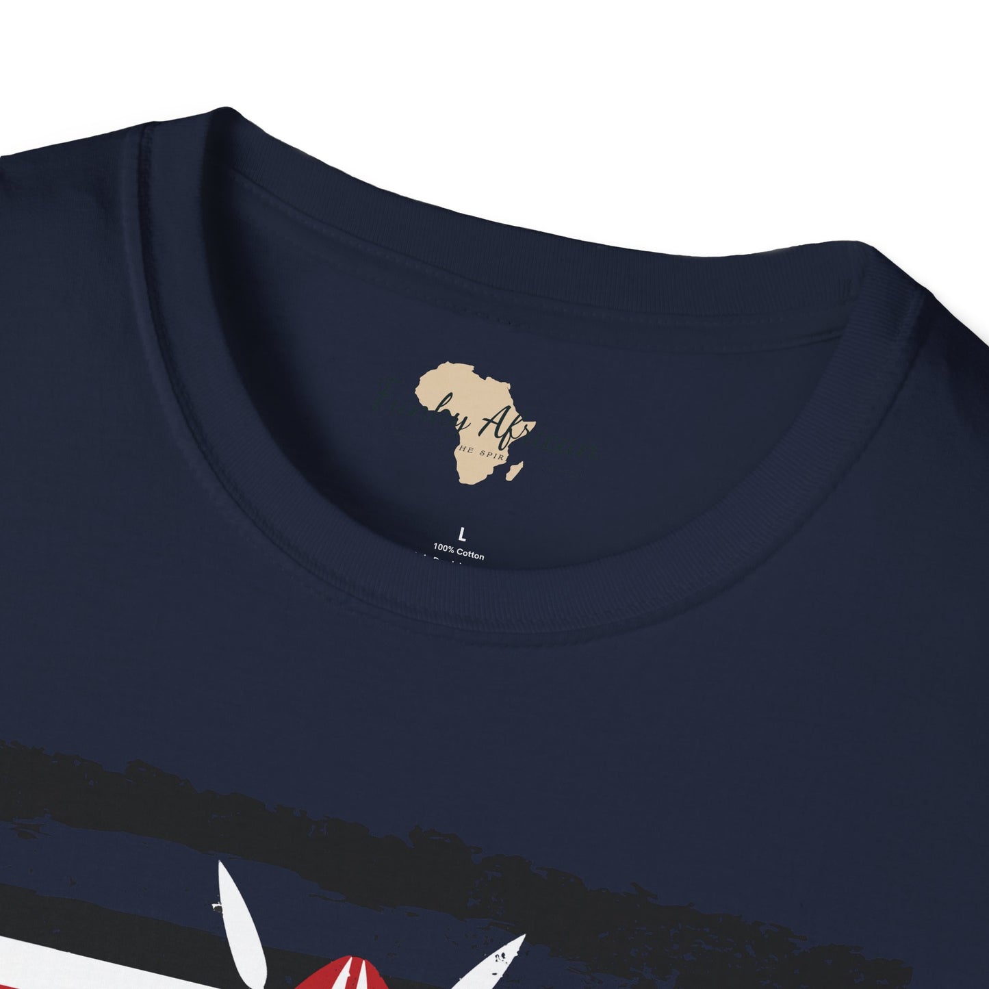 Kenya strip unisex softstyle tee