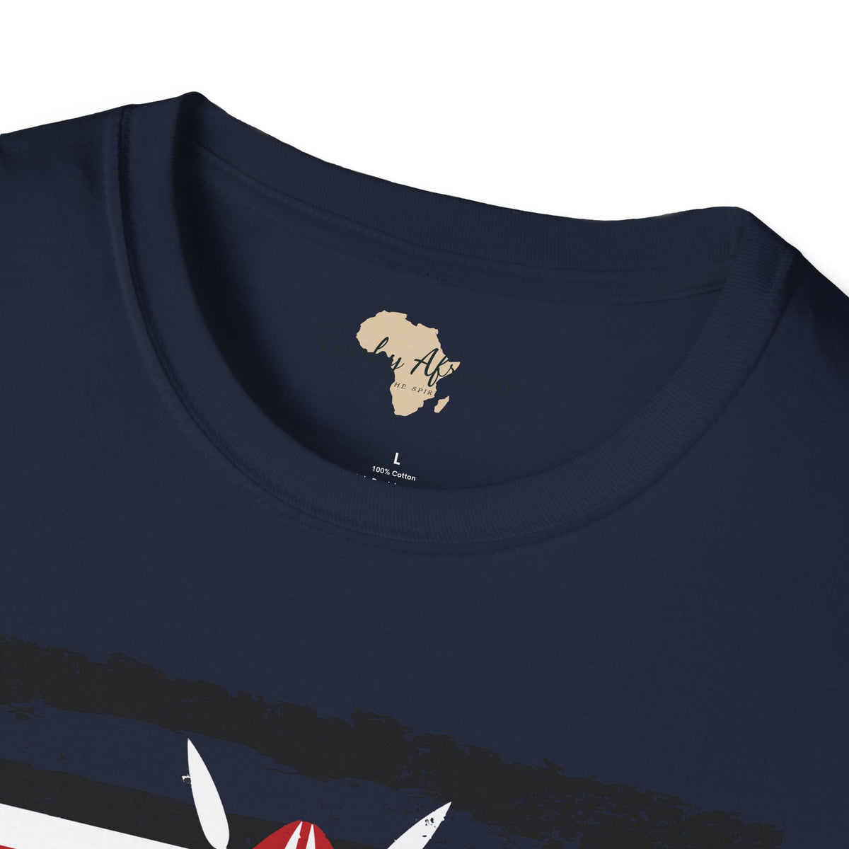 Kenya strip unisex softstyle tee Funky African