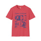 Behind the blindfold unisex softstyle tee