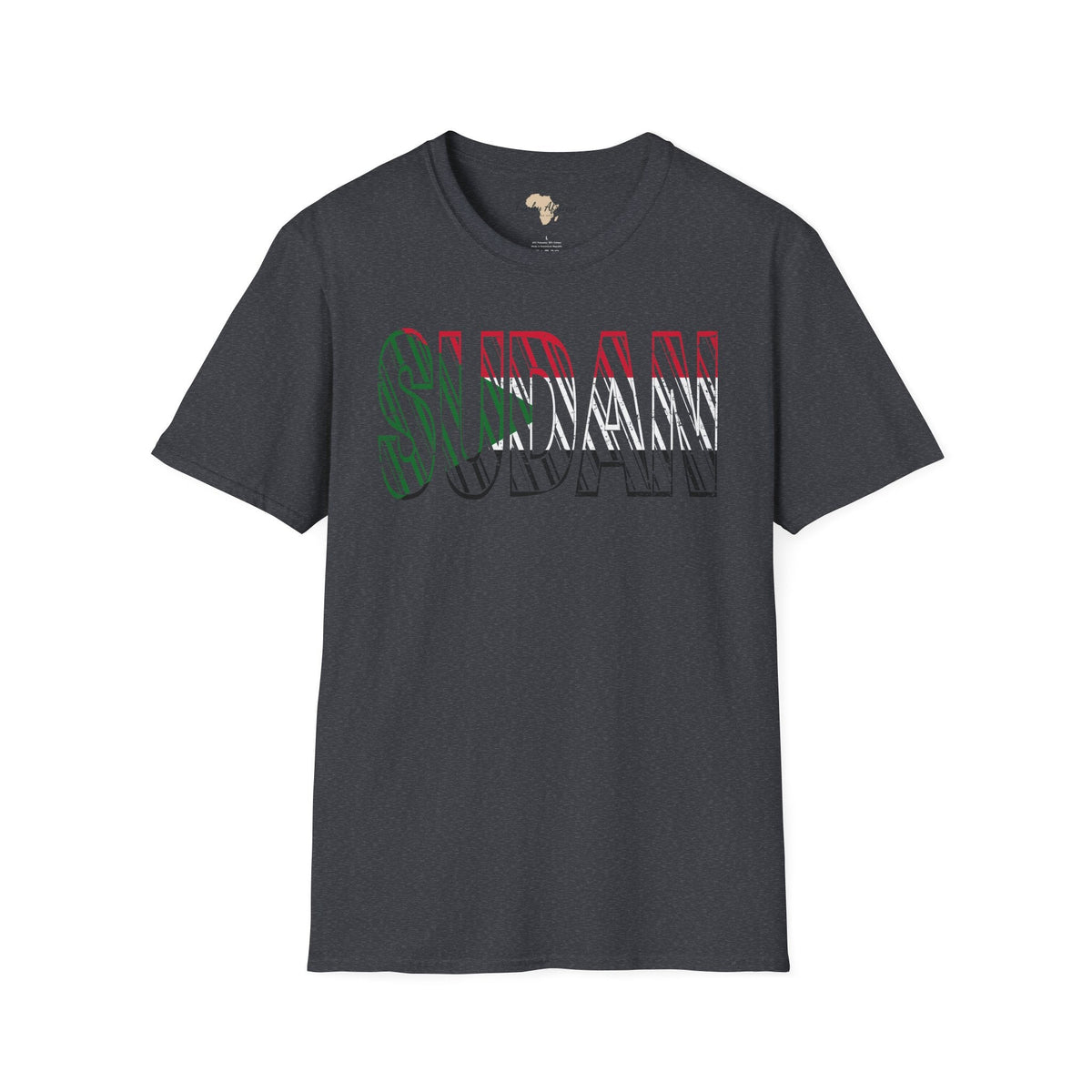 Sudan text unisex softstyle tee Funky African
