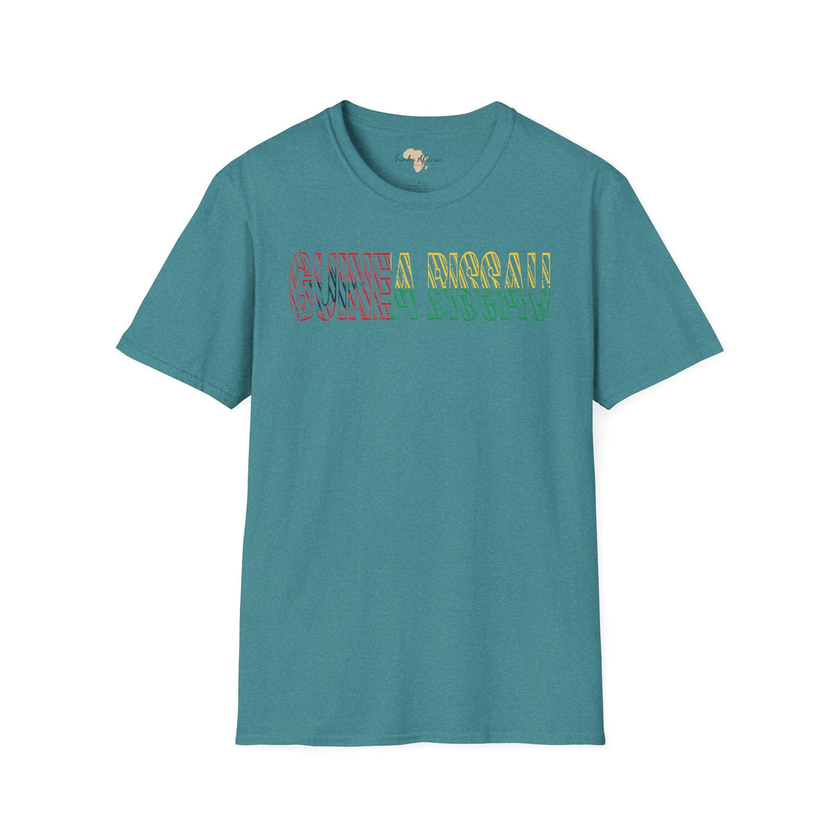 Guinea-Bissau text unisex softstyle tee Funky African