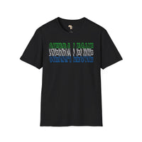 Sierra Leone text unisex softstyle tee