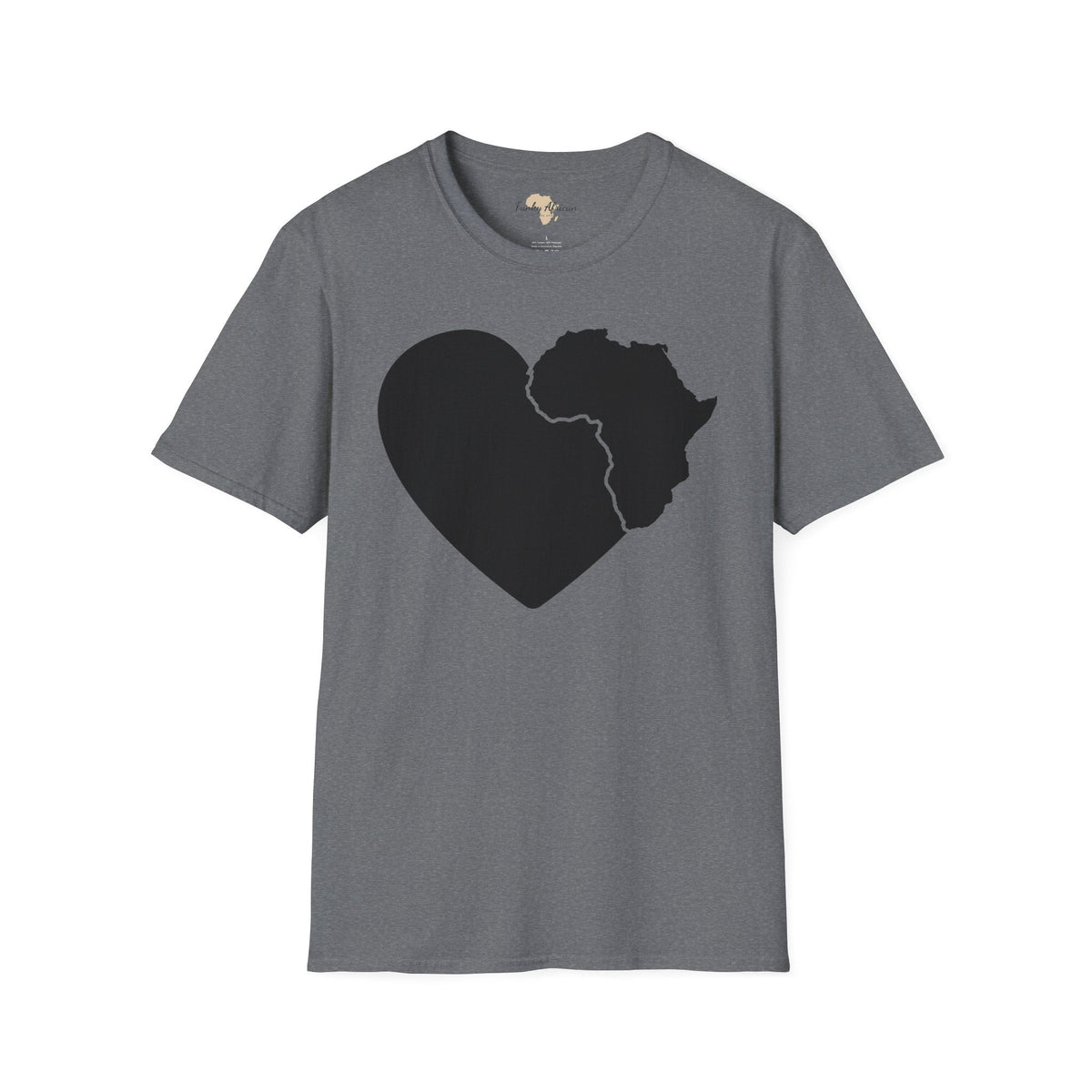 Love, Africa graffiti unisex softstyle tee Funky African