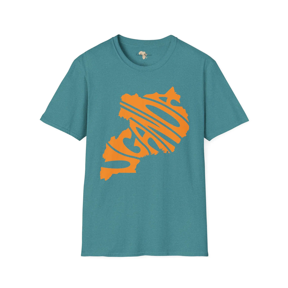 Uganda cut unisex softstyle tee Funky African