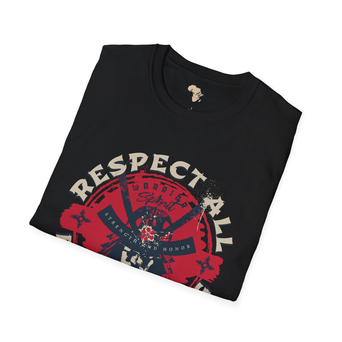 Respect all unisex softstyle tee Funky African