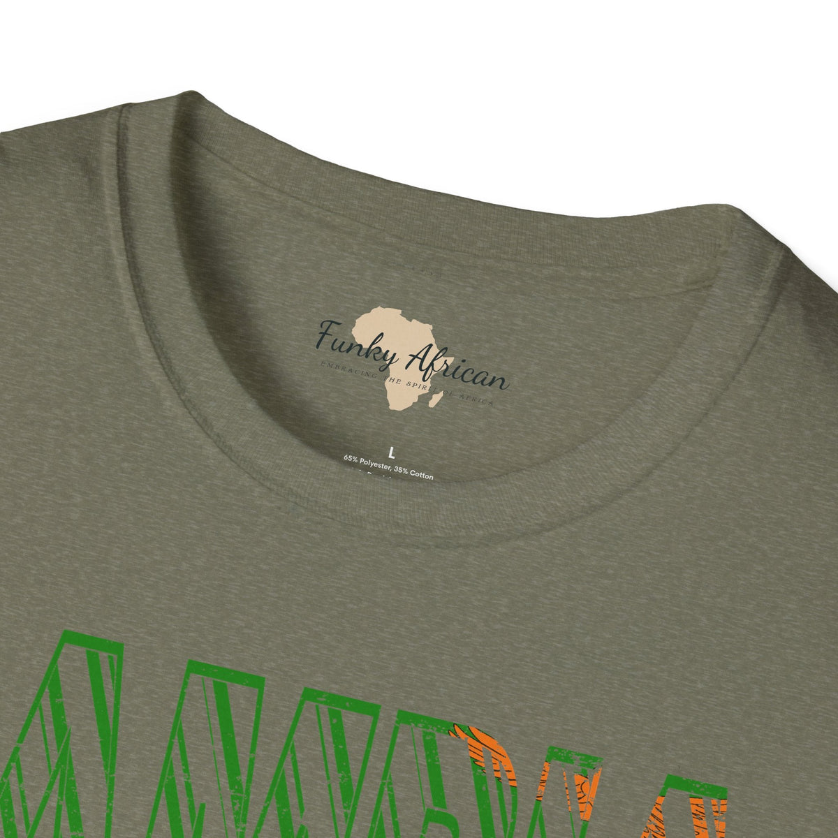 Zambia text unisex softstyle tee Funky African