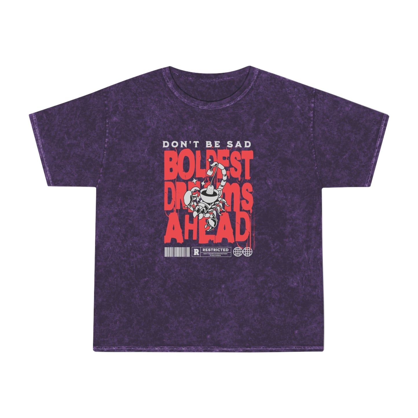 Don't be sad unisex wash tee