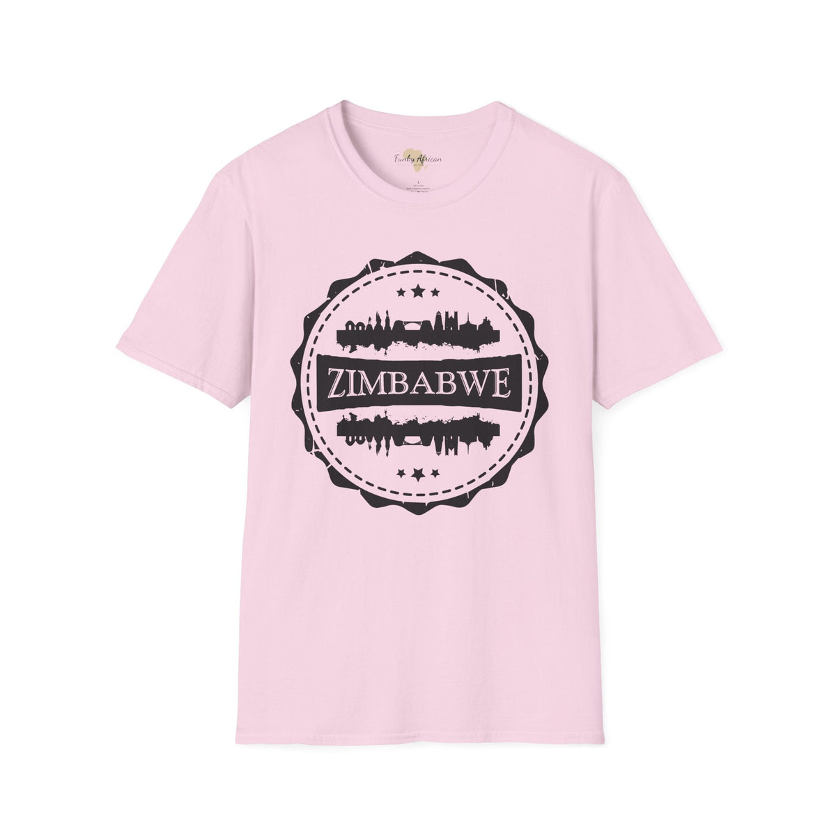 Zimbabwe Stamp unisex tee Printify